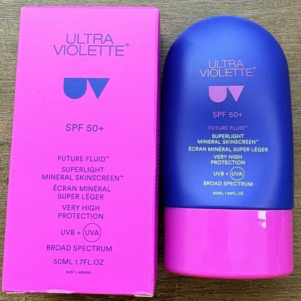 Ultra Violette Future Fluid SPF 50+ 50mL - European Formula NEW